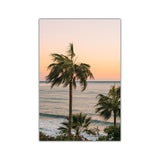 Coastal Sunrise Nature Landscape Wall Poster Canvas Art Painting
