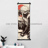 Naruto Home Decoration Hanging Painting Hyuga Hinata Wall Art Scrolls Picture Uchiha Itachi Japanese Anime Canvas Decor Posters