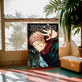 Jujutsu Kaisen Anime Self-adhesive Art Poster Whitepaper Prints Posters Artwork Aesthetic Art Wall Painting