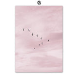 Poster Flowers Cherry Rose Peony Wall Art Canvas Painting Wall Pictures Living Room Decoration