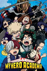 Japanese Anime My-Hero-Academia Poster Cartoon Manga Canvas Painting Wall Art Pictures Home Kids Room Decor Gift