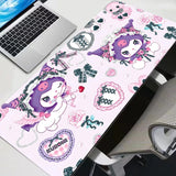 Mouse Pad Kuromi Non-slip Anime Carpe Large XXL PC Gamer Computer Mausepad Varmilo Keyboard Gaming Accessories Extended Desk Mat