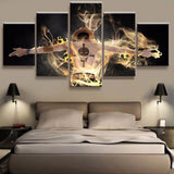 Anime Sofa Background Wall Frameless Canvas Painting