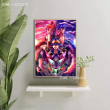Gurren Lagann Anime Canvas Wall Art x  Modern Home Decor Poster for Bedroom or Living Room Personalized Gift Stylish Family Deco