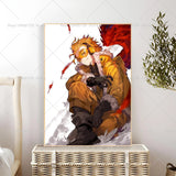 Anime My Hero Academia Hawks Classic Anime Poster Self-adhesive Art Waterproof Paper Sticker Coffee House Bar Room Wall Decor