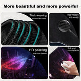 Asus Rog Mause Pad Anime Mouse Mats Gaming Computer Desk Mat Mouse Carpet Pc Accessories Gamer Mouse Pad Speed Rubber Mat