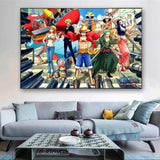 Classic Anime One Piece HD Canvas Painting Monkey D. Luffy Poster Print Watercolor Wall Art Picture Modern Home Decor Kids Gifts