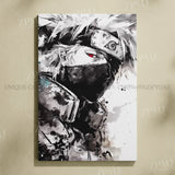 Hot Blooded Anime Naruto Home Decorative Canvas HD Prints Paintings Ink Style Pictures Uchiha Itachi Wall Art Frameless Poster