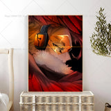 Anime My Hero Academia Hawks Classic Anime Poster Self-adhesive Art Waterproof Paper Sticker Coffee House Bar Room Wall Decor