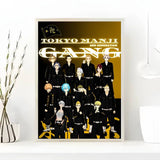 Anime T-Tokyo Revengers Poster Art Painting Poster With Prints Home bedroom living room decoration gift