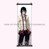 Anime BLEACH Figures Posters Kurosaki Ichigo Wall Art Scrolls Picture Kuchiki Rukia Home Decor Canvas Japanese Hanging Painting