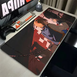 Mouse Pad Laptop Japan Anime Keyboard Pad H-hunter X H-hunter Gamer Cabinet Desk Mouse Mat PC Black and White Kurapika Mousepad