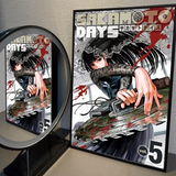Popular Japanese Anime SAKAMOTO DAYS Prints Poster Figure Taro Sakamoto Canvas Prints Wall Art Home Decor Art Poster Fans Gifts