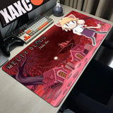 Neco-arc Gamer Cabinet Mouse Pad Anime Gaming Accessories Rubber Keyboard Office Tables Computer Desk Mat Carpet Mousepad