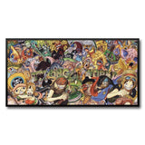 Unframed famous Japan anime One piece canvas print poster for living home home decor Cartoon wall art picture painting