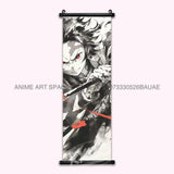 Demon Slayer Hanging Painting Anime Home Decoration Rengoku Kyoujurou Canvas Scrolls Pictures Himejima Gyoumei Poster Wall Art