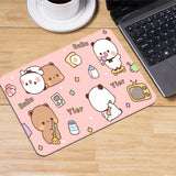 Mouse Mat Bubu Dudu Anime Smalll Mouse Pad Desk Mat Office Accessories Gaming Mat Computer Table Setup Desktops Rug Mouse Carpet