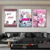 Anime Nana Osaki Line Poster Wall Art Printing Waterproof Home Living Bed Room Bar Aesthetic Decor