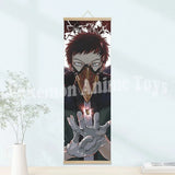 My Hero Academia Poster: Wooden-framed Scroll, HD Quality Wall Art, Wall Decoration for Game Rooms and Bedrooms