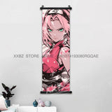Naruto Home Decoration Scrolls Picture Hyuga Hinata Anime Canvas Wall Art Interior Hanging Painting Uchiha Itachi Figures Poster