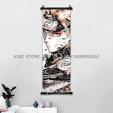 Naruto Home Decoration Scrolls Picture Hyuga Hinata Anime Canvas Wall Art Interior Hanging Painting Uchiha Itachi Figures Poster