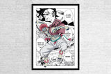 Japan Anime Figure Demon Slayer Picture Art Home Decor Canvas Painting Poster For Living Kids Room Sofa Wall Decoration Posters