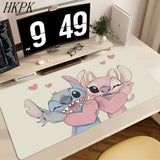 Kawaii Stitch Anime Mouse Pad Large PC Cartoon Gaming Accessories Protector Office Laptop Non Slip Gamer Cabinet Desk Mat Carpet