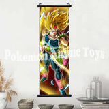 Dragon Ball Anime Poster Son Goku Home Decor Kakarotto Hanging Painting Trunks Wall Art Bardock Scroll Picture Zarbon Wallpaper