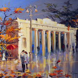 Landscape DIY Digital Painting Modern Wall Art Picture Acrylic Coloring City
