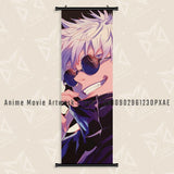 Anime Jujutsu Kaisen Scrolls Pictures Zenin Maki Canvas Wall Art Hanging Paintings Printed Poster Living Room Home Decoration