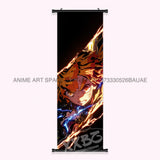 Demon Slayer: Kimetsu No Yaiba Wall Art Canvas Scrolls Pictures Hanging Painting Anime Rengoku Kyoujurou Home Decor Print Poster