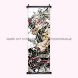Demon Slayer Hanging Painting Anime Home Decoration Rengoku Kyoujurou Canvas Scrolls Pictures Himejima Gyoumei Poster Wall Art