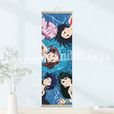 My Hero Academia Poster: Wooden-framed Scroll, HD Quality Wall Art, Wall Decoration for Game Rooms and Bedrooms