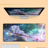 HD New Kawaii Girl Frieren At The Funeral Mouse Pad XXL 800x400mm Mausepad Large Laptop Gaming PC MousePad Rubber Anime Desk Mat