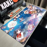 Neco-arc Gamer Cabinet Mouse Pad Anime Gaming Accessories Rubber Keyboard Office Tables Computer Desk Mat Carpet Mousepad