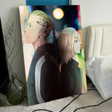 T-Tokyo Revengers Anime Poster HD PVC Wall Art - Waterproof Self Adhesive Mildew Resistant For Home Office Bar