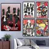 Anime Tokyo R-Revengers Poster Modern and Minimalist Wall Stickers for Home Decor Living Room Dormitory Wall Art