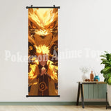 Hot Japanese Anime Scroll Canvas Wall Hanging Painting Kakashi Home Anime Poster Sasuke Art Room Decoration Kid Gift Itachi