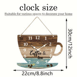American Retro 2D Flat-Print Wooden Wall Guesthouse Wall Art Restaurant Home Hanging Decor