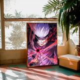 Jujutsu Kaisen Anime Self-adhesive Art Poster Whitepaper Prints Posters Artwork Aesthetic Art Wall Painting