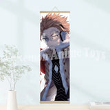My Hero Academia Poster: Wooden-framed Scroll, HD Quality Wall Art, Wall Decoration for Game Rooms and Bedrooms
