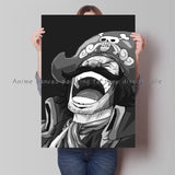 Japan Bandai Retro Anime Surrounding One Piece Luffy Art Canvas Painting Posters Print Mural Home Wall Aesthetic Room Decor
