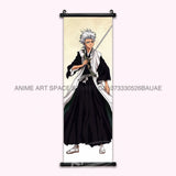 Anime BLEACH Figures Posters Kurosaki Ichigo Wall Art Scrolls Picture Kuchiki Rukia Home Decor Canvas Japanese Hanging Painting