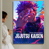 Dark Fantasy Anime J-Jujutsu K-Kaisen Painting Calligraphy HD Waterproof Canvas Art: Aesthetic Wall Decor Home,Bar & More