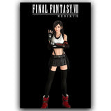 F-Final Fantasy Poster T-Tafa Cloud Sephiroth Game Anime Poster Canvas Wall Painting Home Living Room Game Room Garage Wall Art