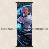 Anime Jujutsu Kaisen Scrolls Pictures Zenin Maki Canvas Wall Art Hanging Paintings Printed Poster Living Room Home Decoration