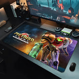 Gamer Gaming Accessories Large Mouse Pad M-Metroids Laptop Office Table Pads Keyboard Rubber Desk Mat 900x400 Pc Anime Mousepad
