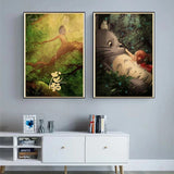 Japanese Anime Spirited Away Totoro Canvas Painting Posters and Prints Wall Art Picture For Living Room Decoration
