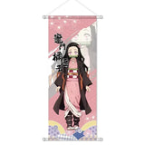 Anime Demon Slayer Cartoon Tanjirou Nezuko Scroll Canvas Wall Hanging Painting Home Decor Anime Poster Wall Art Room Decoration