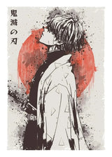 Canvas Painting Wall Art Pictures Demon Slayer Japan Anime Poster Print Tanjiro Zenitsu Characters Portrait Room Home Decoration